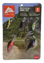 Ozark Trail 5-Piece Assorted Fishing Lure Pack Multi-Species Lure Kit New - $10.88