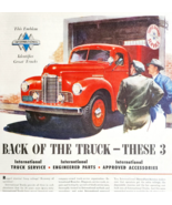 1947 International Trucks Advertisement Automobilia 40th Anniversary DWJJ23 - $41.13 CAD