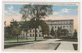 Biology Building University of Wisconsin Madison 1917 postcard - £4.65 GBP