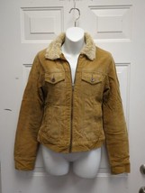 Hollister Brown Cord Jacket Top Womens Size S - £15.45 GBP