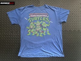 Teenage Mutant Ninja Turtles Blue Shirt TMNT Raphael Leonardo Don 115665... - £15.52 GBP