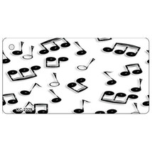 Smart Blonde 1.5 x 3 in. Musical Notes Black &amp; White Novelty Metal Key C... - $425.37 MXN