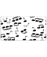 Smart Blonde 1.5 x 3 in. Musical Notes Black &amp; White Novelty Metal Key C... - $22.38