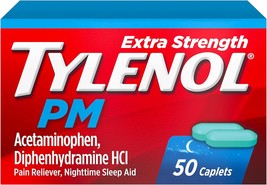Tylenol PM Extra Strength Nighttime Pain Reliever &amp; Sleep Aid Caplets, 500 mg Ac - £19.90 GBP