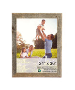 24X36 Natural Weathered Grey Picture Frame With Plexiglass Holder - £120.90 GBP
