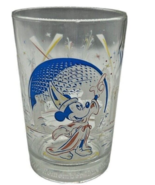 Mickey Mouse Fantasia Disney World Epcot Remember Magic 25 Years Glass Cup - $8.31