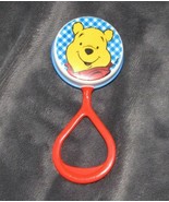 Vintage Winnie the Pooh Bear First Years Plastic Baby Rattle Toy Plastic - $723.78 MXN