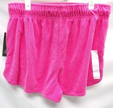 Women's XL Pink High-Rise Soft Towel Terry Cloth Shorts Wild Fable image 3