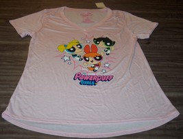 Women&#39;s Teen Cartoon Network Powerpuff Girls T-shirt Xl Pink New w/ Tag - £14.80 GBP