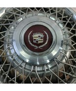 1985-1987 Cadillac DeVille Wire Spoke 14 in Hubcap Wheel Cover with Red ... - $35.07