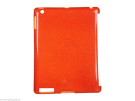 Juicy Couture Fire Opal Orange Glitter Silicone Fitted iPad Skin YTRUT229 NWT - £13.63 GBP