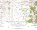 Pine Valley Quadrangle, Nevada 1952 Topo Map USGS 15 Minute - Shaded - $21.99