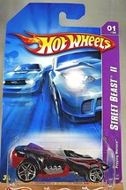 2007 Hot Wheels #65 Street Beasts ll 1/4 PREYING MENACE Black-Red w/Chrome Pr5Sp - £5.90 GBP