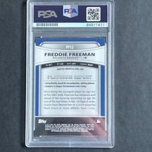 2010 Topps Platinum Report #PP-13 Freddie Freeman Signed Card PSA Slabbed Auto 1 - £471.80 GBP
