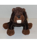 Ganz Webkinz Beaver 9&quot; plush Stuffed Animal toy brown - $9.98