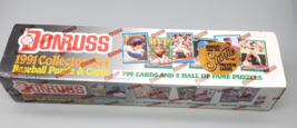 Vintage Baseball Card Set Donruss 792 Cards 2 Hall Fame Puzzles Factory Sealed - £19.18 GBP