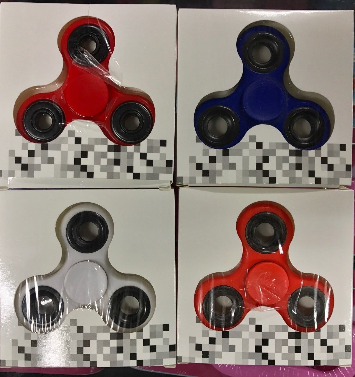 10-Qty Ceramic Material Tri-Spinner Fidget Toy Hand Finger Spinners-USA ... - $45.98
