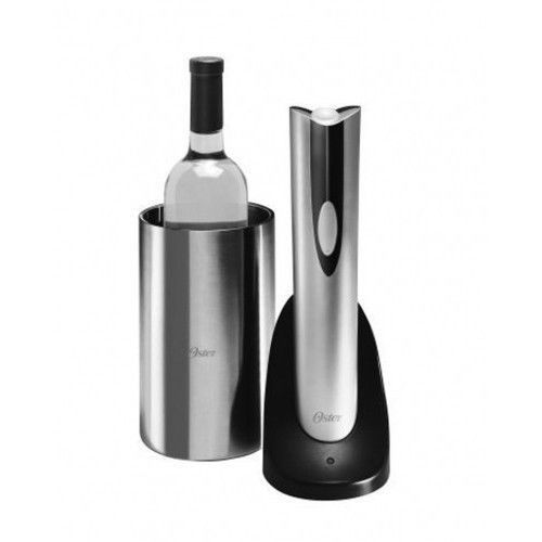 Electric Wine Opener Cordless Rechargeable Remove Cork Foil Cutter w/ Chiller - $46.74