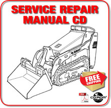 Bobcat MT52 MT55 Mini Track Loader Service Repair Manual A3WR11001- A3WU11001 CD - $19.98