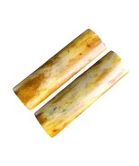 Stabilized and Dyed Camel Bone Yellow with Dust Mix Shades Makes Beautif... - £19.84 GBP