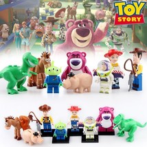 8pcs/set Toy Story Buzz Lightyear Woody Aliens Jessie Dragon Rex Minifigure - $18.99