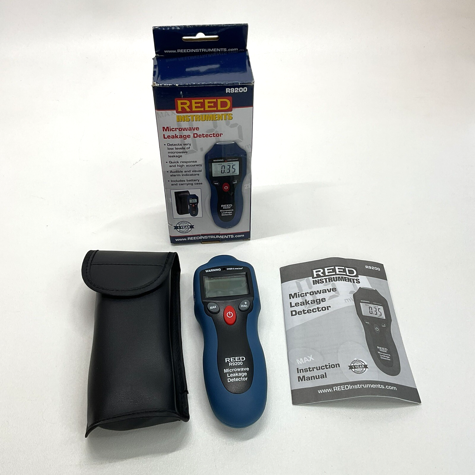REED Instruments Microwave Leakage Detector R9200 NEW Open Box w/ Case &amp;... - $34.95