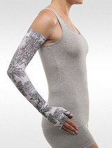 Floral Gray Dreamsleeve Compression Sleeve By Juzo, Gauntlet Option Any Sz, Grey - £85.50 GBP