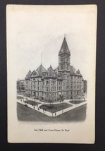 The St. Paul Pioneer Press Souvenir PC City Hall &amp; Court House Minnesota - £7.46 GBP