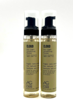 AG Care Cloud Air Light Volumizing Mousse Sugar Cane Extract 3.6 oz-2 Pack - £32.72 GBP