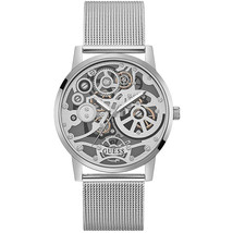 Guess Men&#39;s Gadget Silver Dial Watch - GW0538G1 - £86.34 GBP