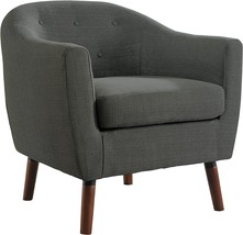 Sage Gray Homelegance Fabric Barrel Chair. - £199.93 GBP