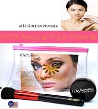 ITAY Mineral Cosmetics Foundation MF4+Powder Brush+Airplane Travel Cosme... - $44.57