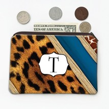 Leopard Giraffe Animal Print Fashion : Gift Coin Purse Wild Animals Wildlife Fau - £7.98 GBP