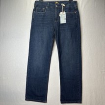 Tommy Bahama Jeans Mens 34x30 Blue Standard Straight Denim Cotton Distre... - $49.99
