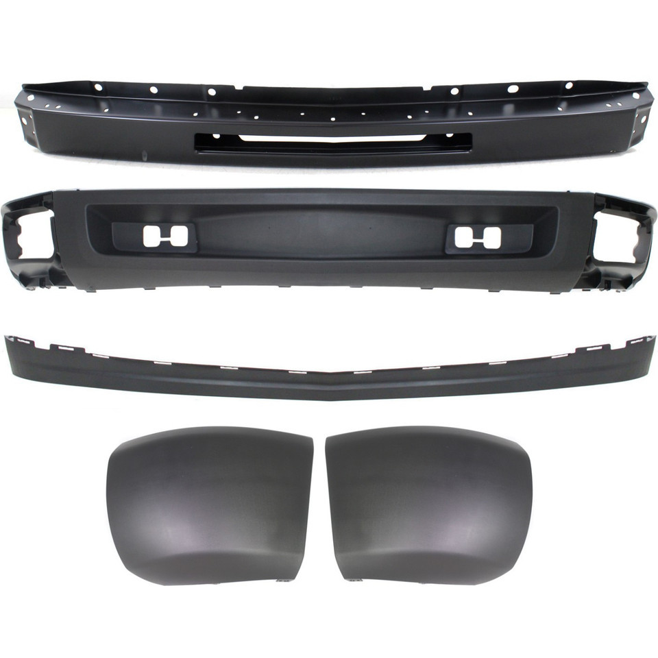 Bumper Kit For 2009-2013 Chevrolet Silverado 1500 Primed with Air Intake... - £474.34 GBP