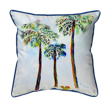 Betsy Drake Three Palms Large Indoor Outdoor Pillow 18x18 - £37.50 GBP