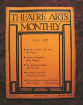 THEATRE ARTS June 1938 Otis Ferguson Tom Squire Allen Churchill Norris Houghton - £6.33 GBP