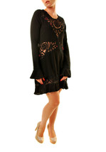 FOR LOVE &amp; LEMONS Womens Dress Valentina Lace Mini Elegant Stylish Black Size S - £45.93 GBP