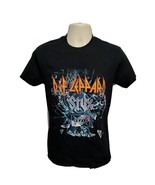 2015 Def Leppard Stux Tesla Tour Adult Small Black TShirt - $369.94 MXN