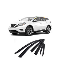 Rain Guards for Nissan Murano 2015-2023 (6PCs) Smoke Tinted Tape-On Style - £106.73 GBP