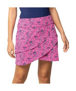 NWT Ladies IBKUL Diana Hot Pink Navy Layered GOLF SKORT - S M L XL - $59.99
