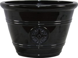 Southern Patio 15.25&quot; Modesto Planter Black - $39.75