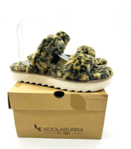 Koolaburra by UGG Women&#39;s Fuzz On Faux-Fur Slide Sandals CHEETAH US 8M /... - £30.69 GBP