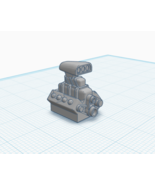 Supercharger Blower V8 Rc Car model engine 3D printed 1:10 scale  Pick t... - $401.76 MXN