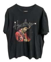 Jimmy Hendrix T Shirt  Short Sleeve Crew Neck Cotton Black Graphic Band ... - $13.06