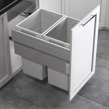 Hailo US Cargo 18 Full Access 54 Liters Waste Bin Soft-Close Pull-Out Or... - $586.67 CAD