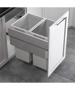 Hailo US Cargo 18 Full Access 54 Liters Waste Bin Soft-Close Pull-Out Or... - $582.98 CAD