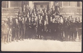 Tabor, Iowa RPPC 1920s - High School Students Real Photo Postcard - £12.57 GBP