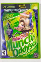 Oddworld Munch&#39;s Oddysee Microsoft Xbox Complete Manual included Disc Mint - £13.04 GBP