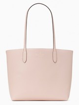 NWB Kate Spade Ava Reversible Beige Saddle Leather Tote Pouch K6052 Gift Bag FS - £115.09 GBP